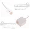 Angoily Ethernet to Phone Line Adapter to Rj11 Connector Cable for Easy Connection and Stable Sound view 4