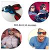 ARTIBETTER 20pcs Stereoscopic Glasses Red Blue Movie Glasses for Red Blue Lens for Camping Traveling Cinema view 2