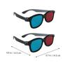 ARTIBETTER 20pcs Stereoscopic Glasses Red Blue Movie Glasses for Red Blue Lens for Camping Traveling Cinema view 3