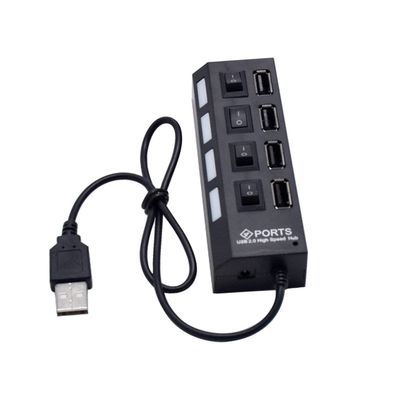 DirectNine Basics USB Hub with Individual Compact USB Splitter for Laptop Desktop and More Lightweight Design with Protection for Travel and Home Use
