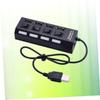 DirectNine Basics USB Hub with Individual Compact USB Splitter for Laptop Desktop and More Lightweight Design with Protection for Travel and Home Use view 3