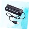 DirectNine Basics USB Hub with Individual Compact USB Splitter for Laptop Desktop and More Lightweight Design with Protection for Travel and Home Use view 4