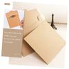HOLIDYOYO 25pcs Kraft Paper Cd Bags Sealing Cd Envelopes for Storage Kraft Paper Sleeves Multi-Functional view 2