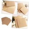 HOLIDYOYO 25pcs Kraft Paper Cd Bags Sealing Cd Envelopes for Storage Kraft Paper Sleeves Multi-Functional view 3