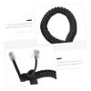 Angoily 2pcs Landline Phone Cords Coiled Cables Telephone Accessory Easy to Use view 3