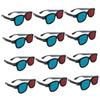 Yardenfun 20pcs Red Blue Lens Glasses Stereoscopic Glasses Compact for Boys and Girls Adults Red-Blue Video view 1