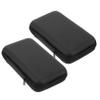 DirectNine Basics 2pcs Sanitary Napkin Storage Bag Electronic Organizer Travel Case Cord Organizer for Tampon Holder Small Carrying Case Mesh Pocket Elastic Band view 1