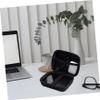 DirectNine Basics 2pcs Sanitary Napkin Storage Bag Electronic Organizer Travel Case Cord Organizer for Tampon Holder Small Carrying Case Mesh Pocket Elastic Band view 2