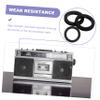 Hemobllo 3pcs Replacement Cassette Tape Recorder Belts Rubber Drive Belts for Cassette Player view 4