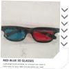 CAXUSD 20pcs Red Blue Cinema Glasses Movie Glasses Fashionable Black Frame for Tv Cinema view 4