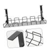 DOITOOL Under Desk Cable Tray Organizer Wire Storage Rack for Efficient Office Installation Compact Design for Tidy Workspaces Finish view 4
