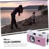 ARTIBETTER 35mm Reusable Film Camera Vintage Camera Flash for Adults White/Pink/Violet view 4
