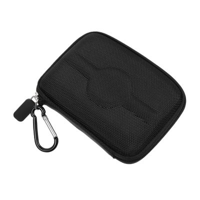 Angoily Wear-resistant Earphone Storage Organizer Portable Finishing Bag for Cables Chargers and Accessories Durable Padded Protection for Travel and Daily Use Black