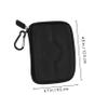 Angoily Wear-resistant Earphone Storage Organizer Portable Finishing Bag for Cables Chargers and Accessories Durable Padded Protection for Travel and Daily Use Black view 2