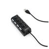 ARTIBETTER USB Hub USB Port Splitter Adapter Device Connector 4 Sockets Black Computer view 2