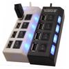 ARTIBETTER USB Hub USB Port Splitter Adapter Device Connector 4 Sockets Black Computer view 4