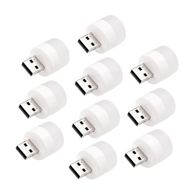 Angoily 10pcs Ambient Lighting USB Night Light Led Car Interior Lights Portable Soft for Home Hotel Restaurant Bedroom