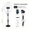 7.9 Inch Selfie Light with Mobile Holder Stand for Tiktok Video Photography LED Light Kit Live Broadcast view 3