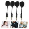 Hemoton 4pcs Gaming Mic for Recording Microphone Noise Canceling Trrs Line Design Longevity view 4