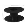 FELTECHELECTR 4pcs Multifunctional Spool Storage Reel Extension Cord Holder Black Cable Reel for Electric Cord Organization view 2