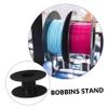 FELTECHELECTR 4pcs Multifunctional Spool Storage Reel Extension Cord Holder Black Cable Reel for Electric Cord Organization view 3