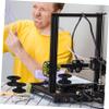 FELTECHELECTR 4pcs Multifunctional Spool Storage Reel Extension Cord Holder Black Cable Reel for Electric Cord Organization view 4