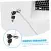jojofuny 2sets Laptop Lock Security Cable Keyed Notebook Lock Cable Compatibility for Laptops Desktops and and Easy to Use view 4