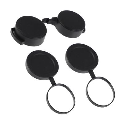 Angoily 3pcs Rubber Objective Lens Cover Eyepiece Protector for Monocular Binoculars Telescope Accessory for Lens Against Dust Scratches