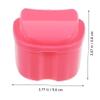 FOMIYES 4pcs Denture Case for Women False Container Retainer Box Professional Denture Holder view 2