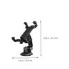CIYODO Rotating Car Tablet Holder Navigator Bracket Safe Stand for Laptop Navigator Easy to Use Car Accessories view 2