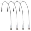 Angoily 4pcs Night Light USB Keyboard Lamp Portable Reading Lamp for Laptop Computer Bedside Modern Desk Lighting view 1
