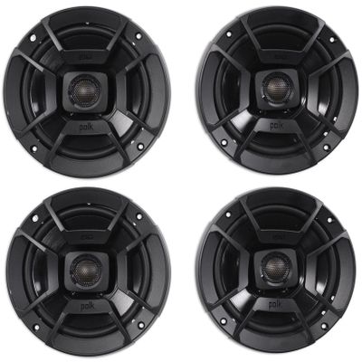 Audiosavings Bundle: (2) Polk Audio DB652 6.5" 300 watt car Audio Marine/ATV/Motorcycle/Boat Speakers (2 Items)