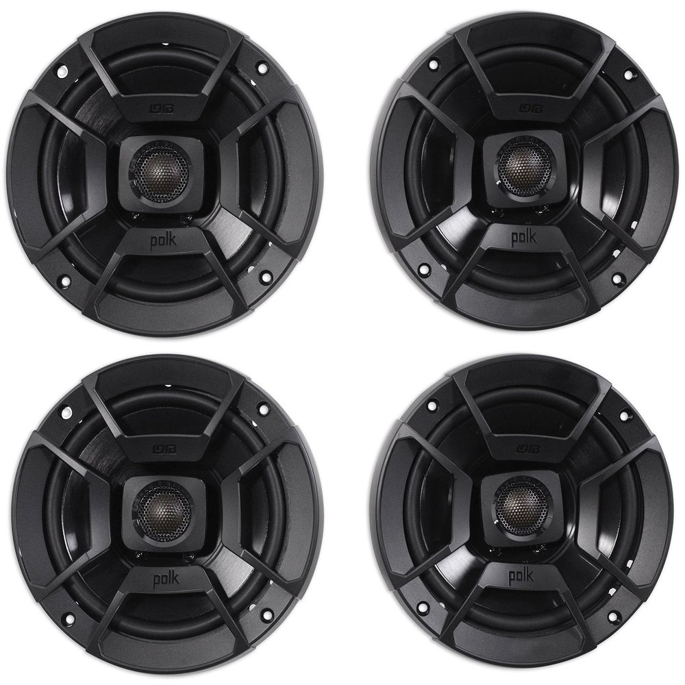 Audiosavings Bundle: (2) Polk Audio DB652 6.5" 300 watt car Audio Marine/ATV/Motorcycle/Boat Speakers (2 Items)