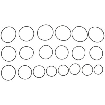 Angoily 20pcs Cassette Belt Replacement Rubber Belts for Recorder Repair and Maintenance