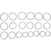 Angoily 20pcs Cassette Belt Replacement Rubber Belts for Recorder Repair and Maintenance view 1