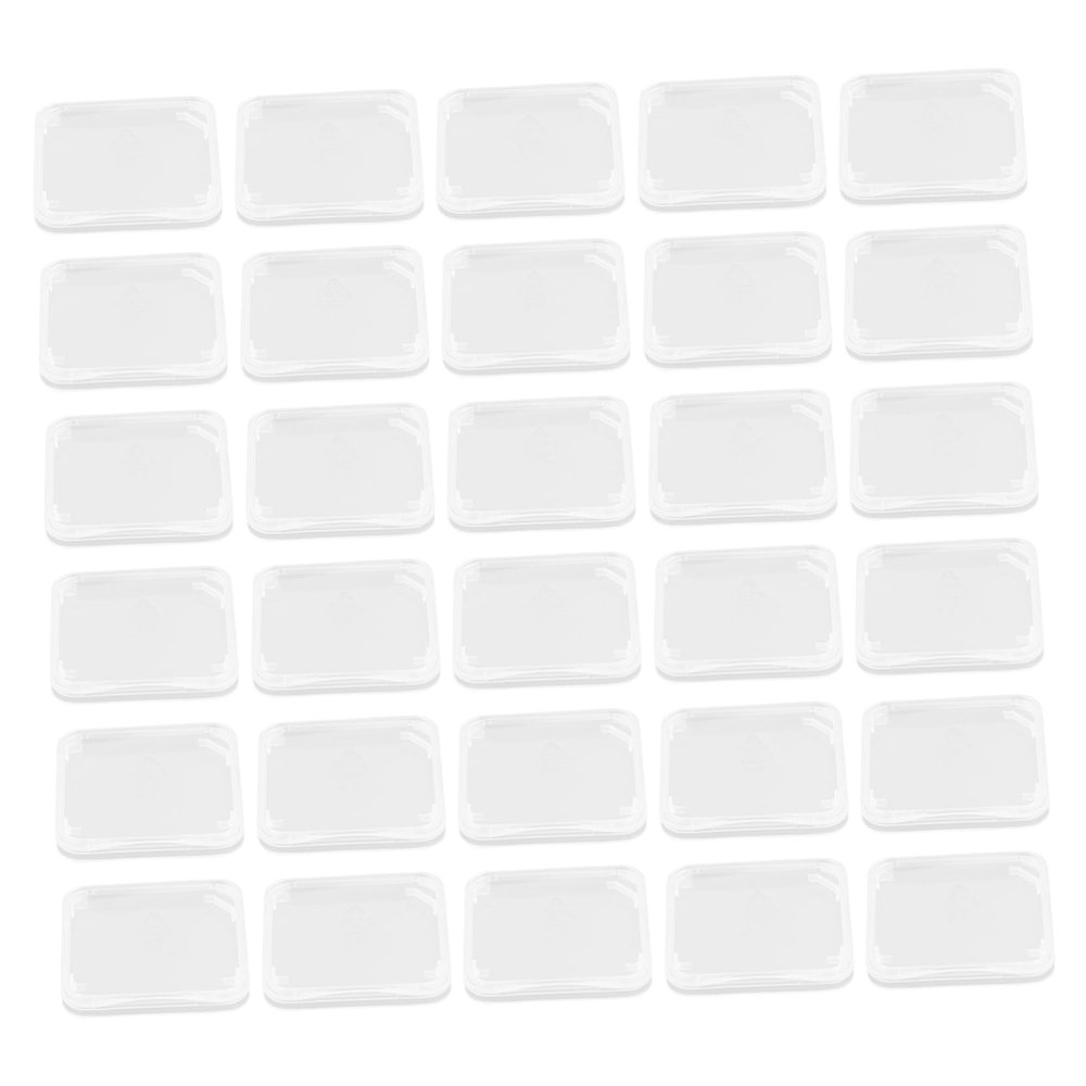 ARTIBETTER Memory Cards Keepers 100pcs Storage Boxes Plastic Storage Box for Memory Cards