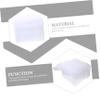 OSALADI Transparent Photo Organizer Case Versatile Storage Box for Postcards Greeting Cards and Accessories Capacity Durable Plastic for Easy Organization view 3
