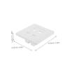 Angoily Port Ethernet Wall Plate Easy Install Corrosion Connectors Multi-use for Cables Panels view 2