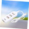 OSALADI High Speed USB Hub Port USB Splitter Overload Protection Led Indicator Easy to Use for Laptop Notebook Pc Tablet Pc Htpc view 4