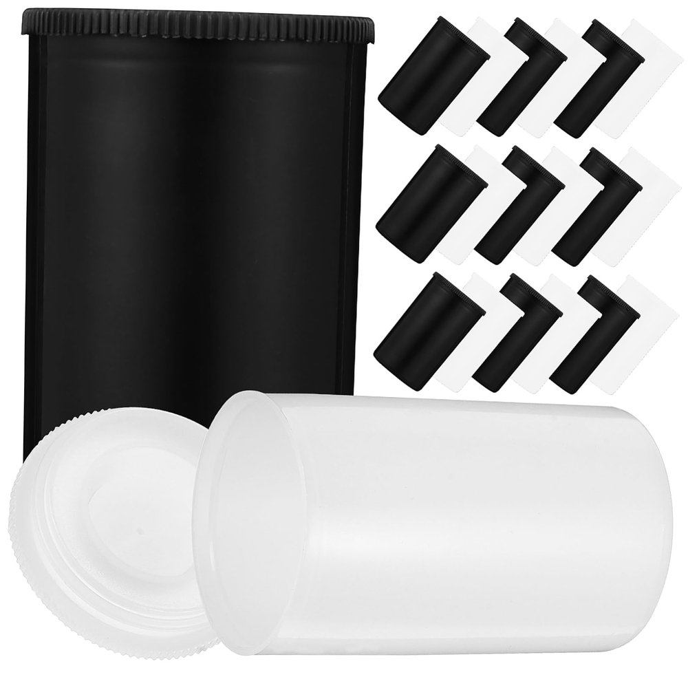 ARTIBETTER 20pcs Film Canisters Empty Camera Reel Storage Containers Lids Pe Material Small Containers for Reel Camera