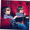 LIFKICH 20pcs Red Blue 3D Glasses for Movies Portable Plastic Anaglyph Lens Glasses Black Frame Cinema Viewing Accessories view 3