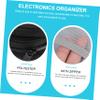 Angoily Cord Organizer Electronics Storage Case Digital Accessory Pouch Travel Organizer Bag Mesh Pouch Elastic Strap Easy to Use view 2