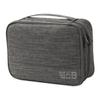 FELTECHELECTR Wear-resistant Digital Cable Organizer Pouch Large Capacity Travel Storage Bag for Electronics Multi-functional Case for Phone Earphones Chargers Grey view 1