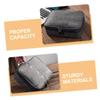 FELTECHELECTR Wear-resistant Digital Cable Organizer Pouch Large Capacity Travel Storage Bag for Electronics Multi-functional Case for Phone Earphones Chargers Grey view 3