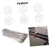 Angoily 101pcs Self-locking Stainless Steel Wire Ties High Strength Zip Ties for Construction Industrial Use view 3