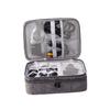 Angoily Organizer Case for Data Cable Power Bank u Disk Earphones Travel Pouch Electronics Accessories Scratch-resistant Grey view 1
