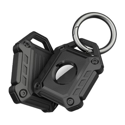 Angoily 2pcs TPU Anti-Lost Case Cover for Scratch Resistant Protective Skin Fits Dog Collars Key Rings Simple Installation Design for Small to Pets