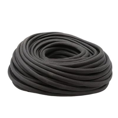 wewey Braided Fiberglass Sleeve, 1/5M High Temperature Glass Fiber Tube, ID 1mm to 40 mm Fiberglass Sleeving 1pc(Black,12MMx1M)