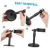 Angoily 1pc Adjustable Rotating Phone Holder Telescopic Mobile Stand Phone Bracket Wall Mount for view 4