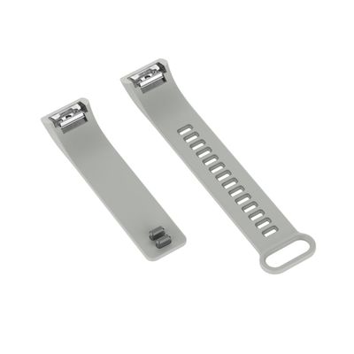 Angoily Unisex Silicone Watch Band Textured Breathable for Watch Replacement Grey